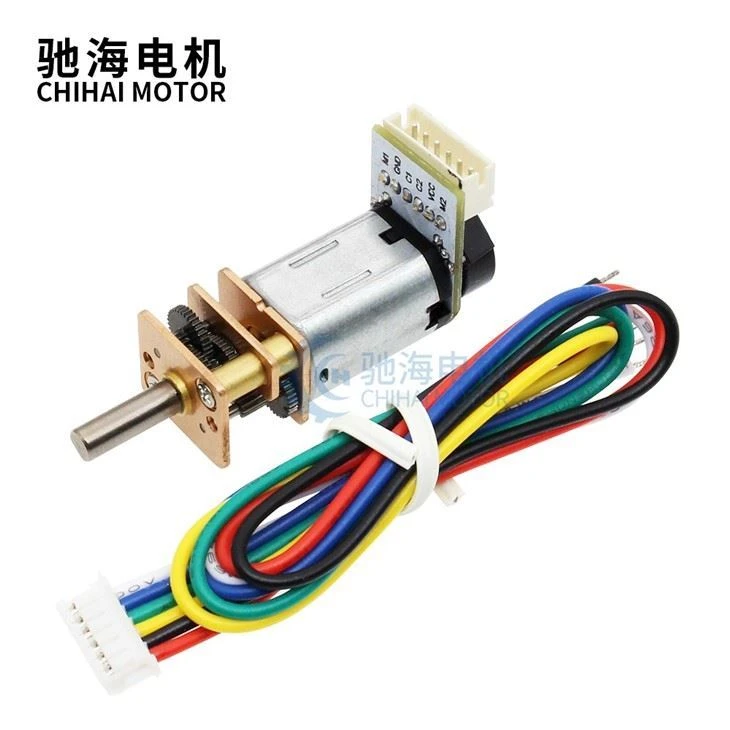 7ppr 6V 100RPM DC Gear N20 Motor With Encoder For Mini Car Balance